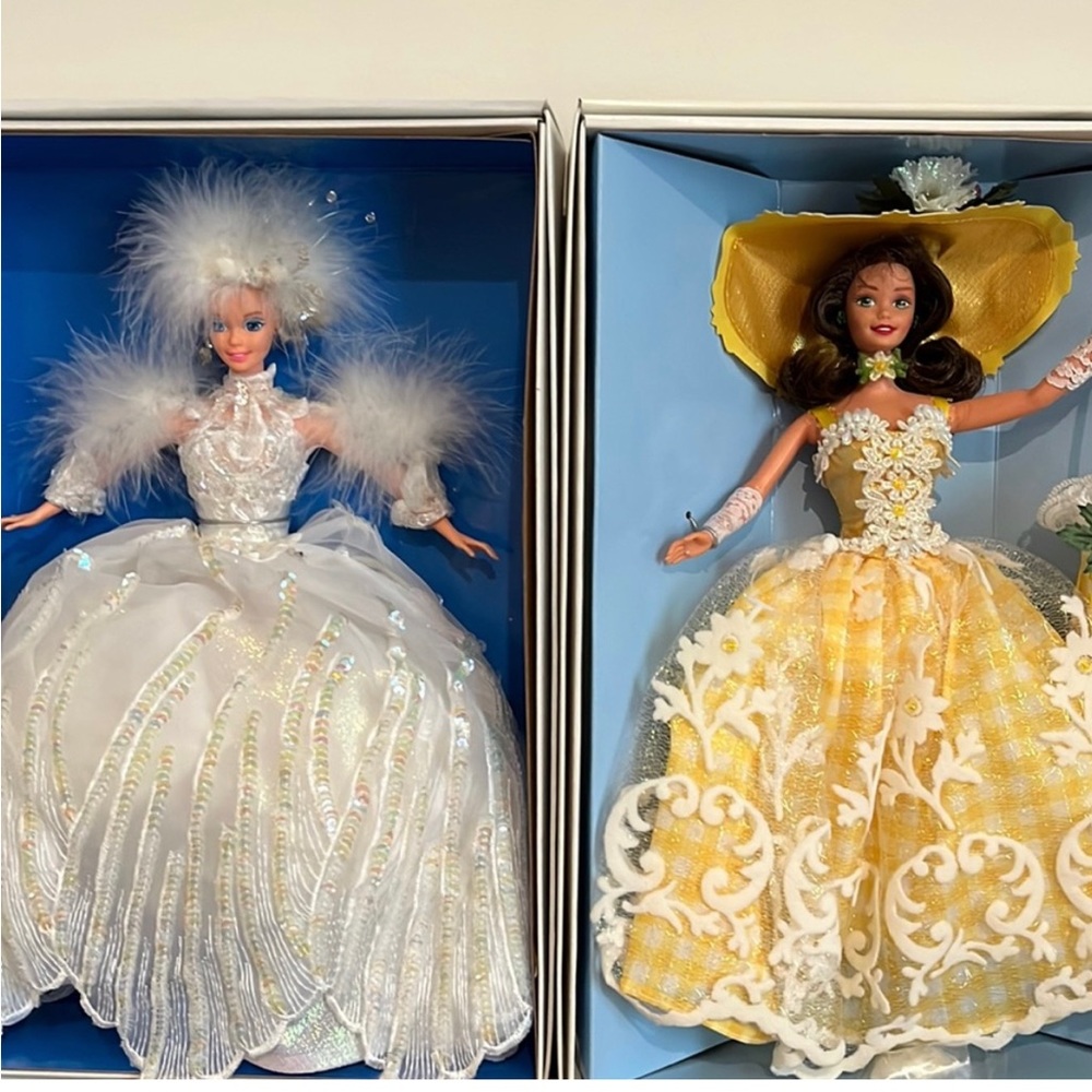 Barbie dolls “Enchanted seasons” completed collection (set of 4)